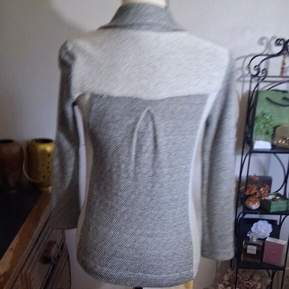 Anthropologie Saturday Sunday Women's Black and White Marled Blazer Jacket XXSP - Picture 8 of 12